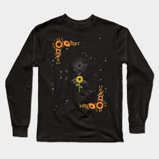 Little Aesthetic Sunflower Long Sleeve T-Shirt